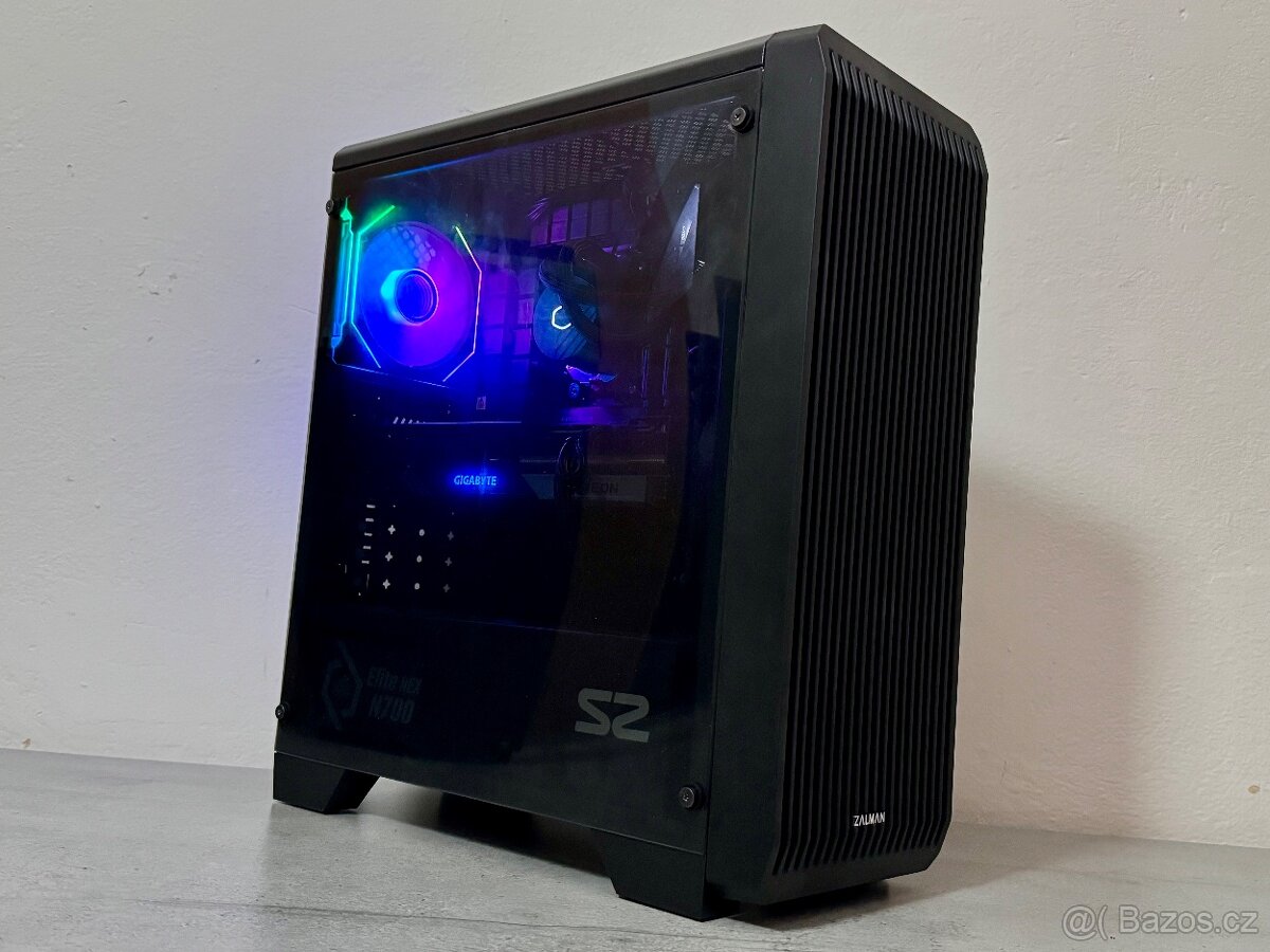 VÝKONNÝ HERNÍ PC R5 7600X/64GB RAM/RX 7800-XT/1TB SSD