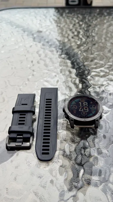 GARMIN Fenix 7X Sapphire Solar Carbon Grey DLS Titanium