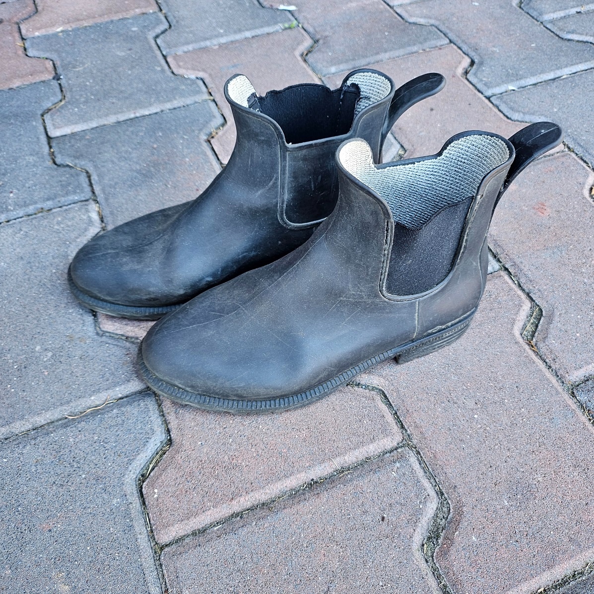 Jezdecké boty / pérka FOUGANZA, vel. 35