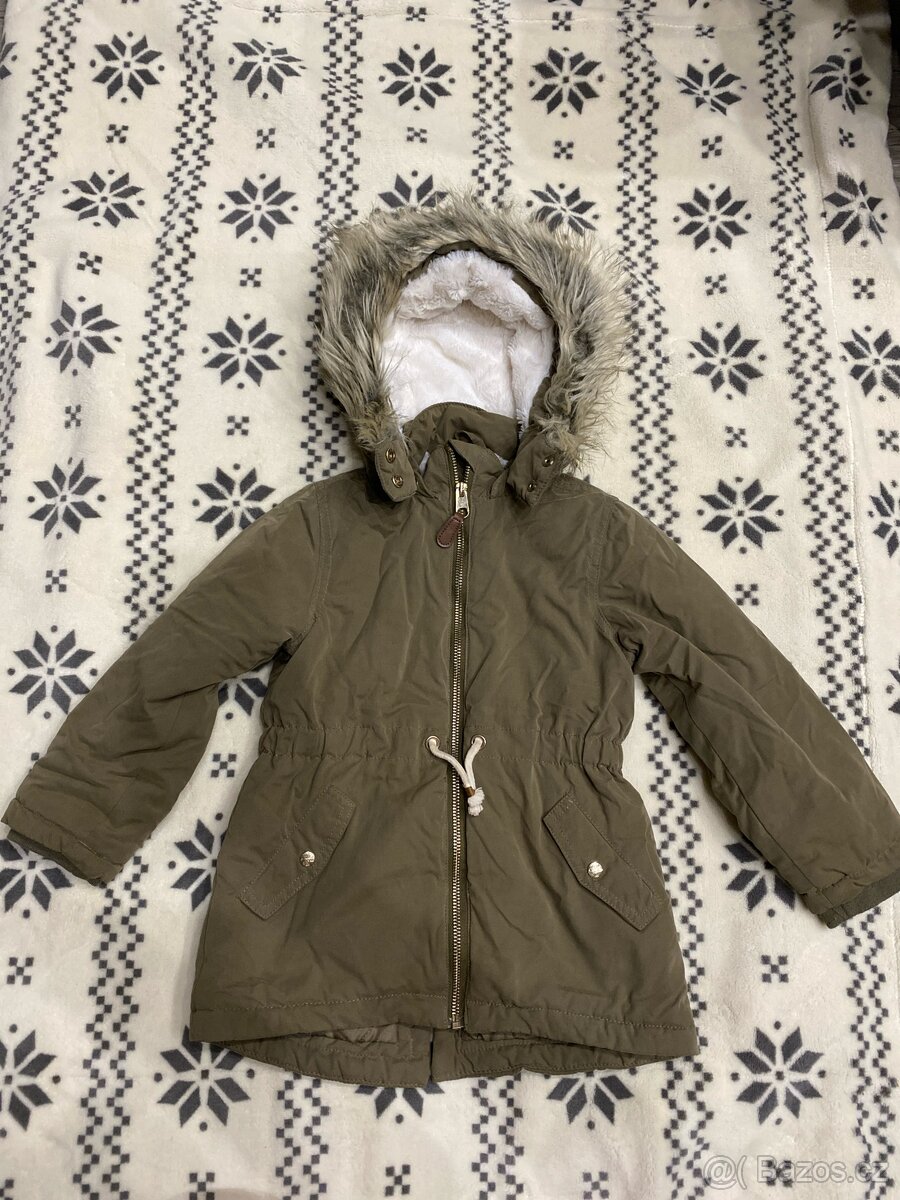 Zimní kabát H&M, vel. 110
