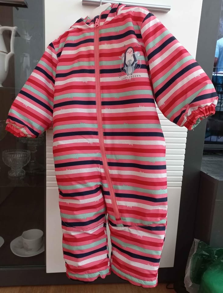 Dívčí zimní kombinéza, vel. 80