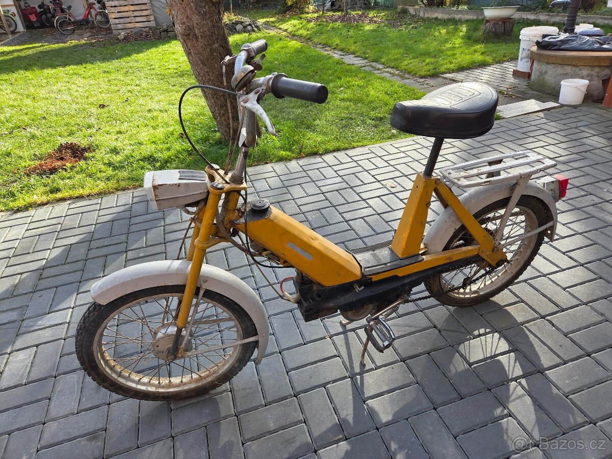 Babetta 207/206 s kartičkou, vzácná neodpružená