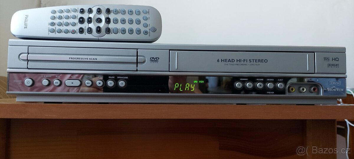 COMBO PHILIPS DVP3100V/DVD/VHS/