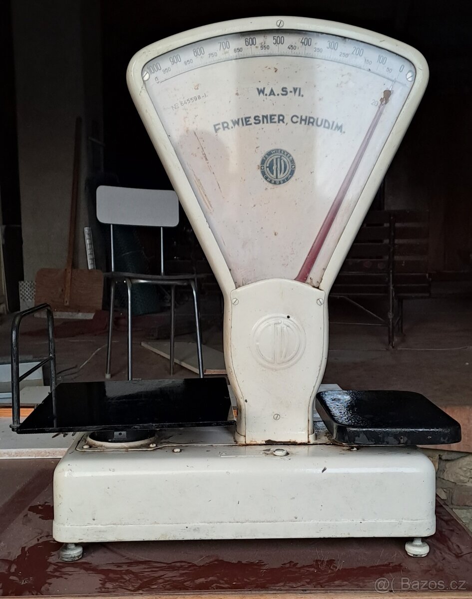 Stará váha Fr. Wiesner