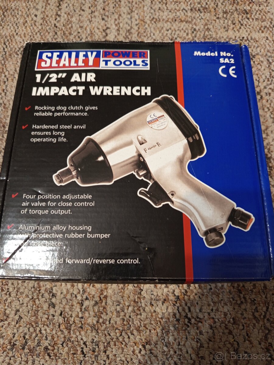 Pneumatický rázový utahovák 1/2" SEALEY model SA2/420 Nm