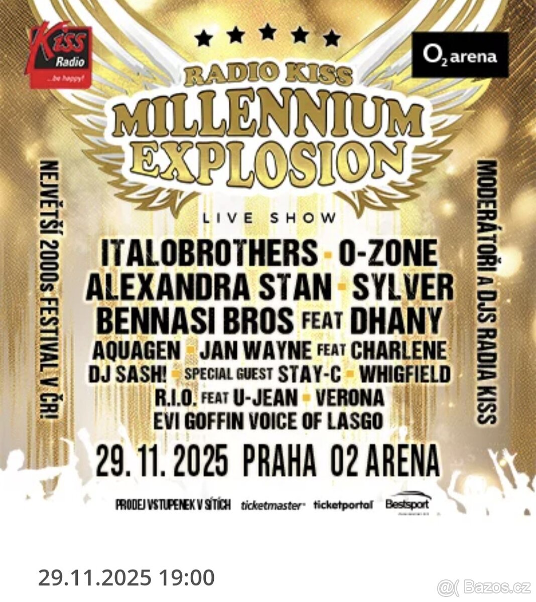 Radio Kiss Millennium explosion - klubové patro