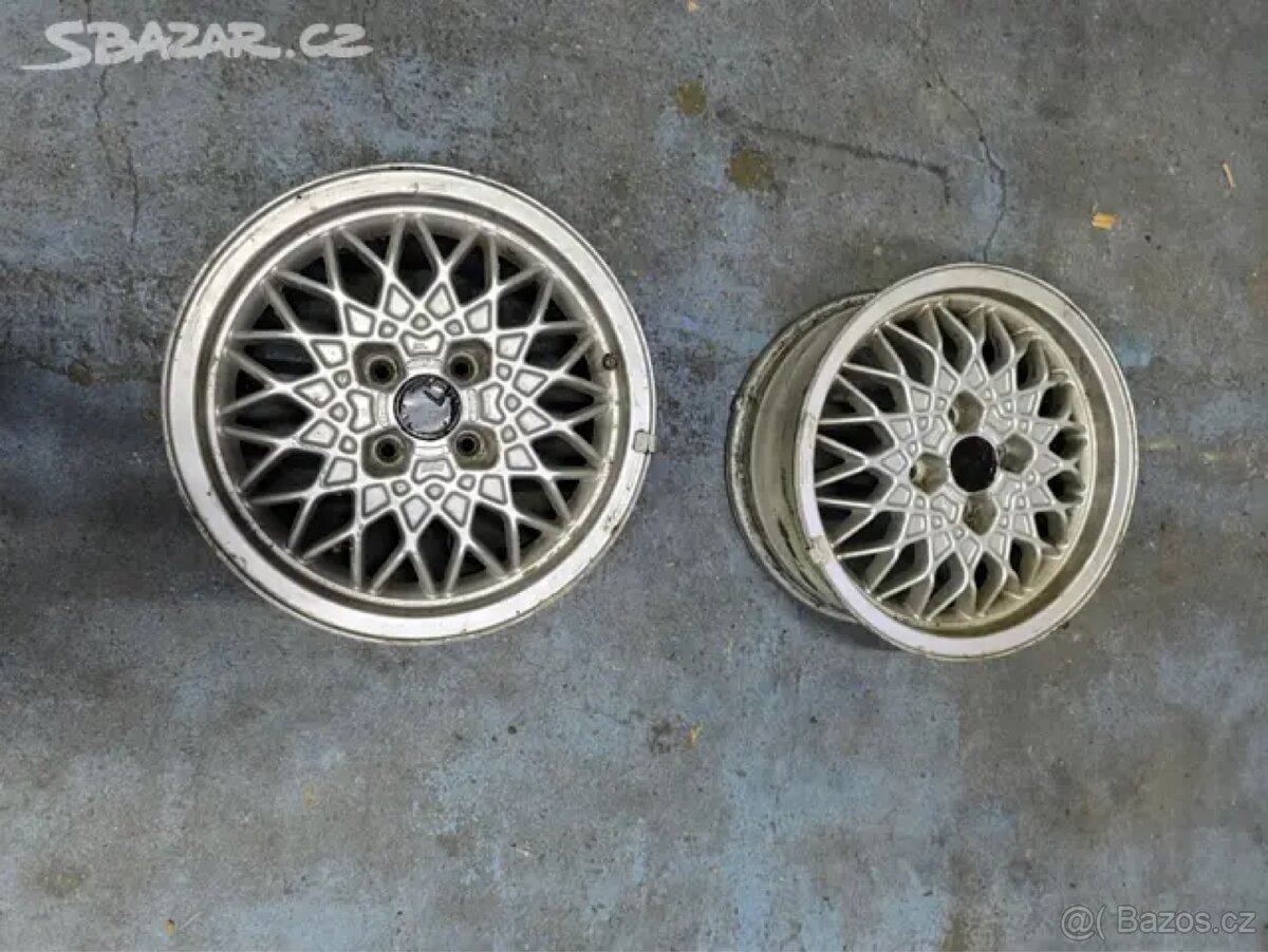 BBS 375 RA alu original kusovky r15 4x100