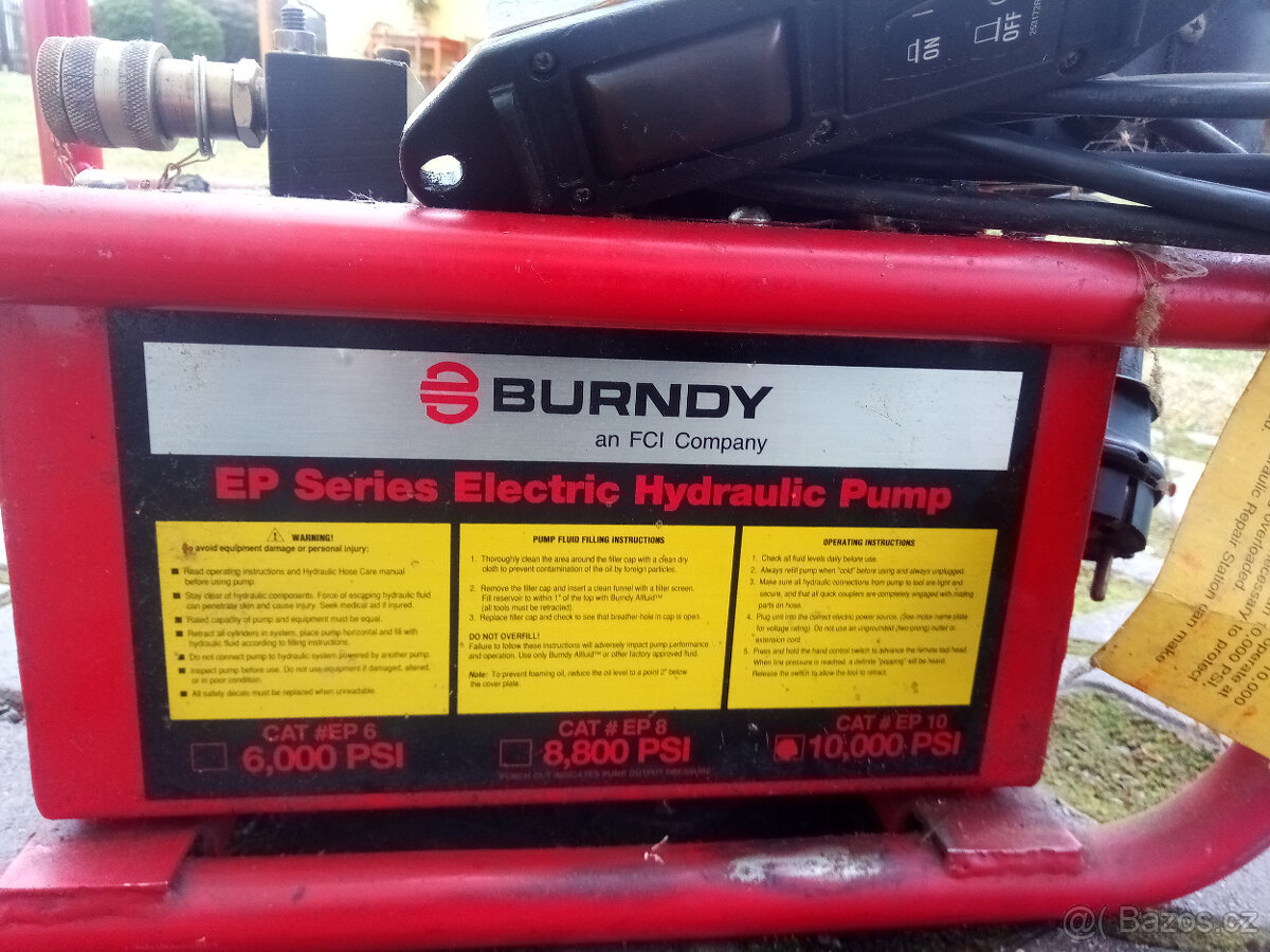 Elektrické Hydraulické čerpadlo BURNDY EP Series - 10.000PSI