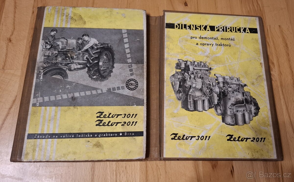 Dílenská příručka  Zetor 3011, Zetor 2011- originál