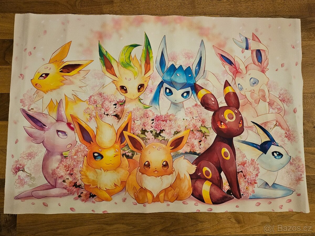 Nástěnná malba, plakát, Pokemon Evee