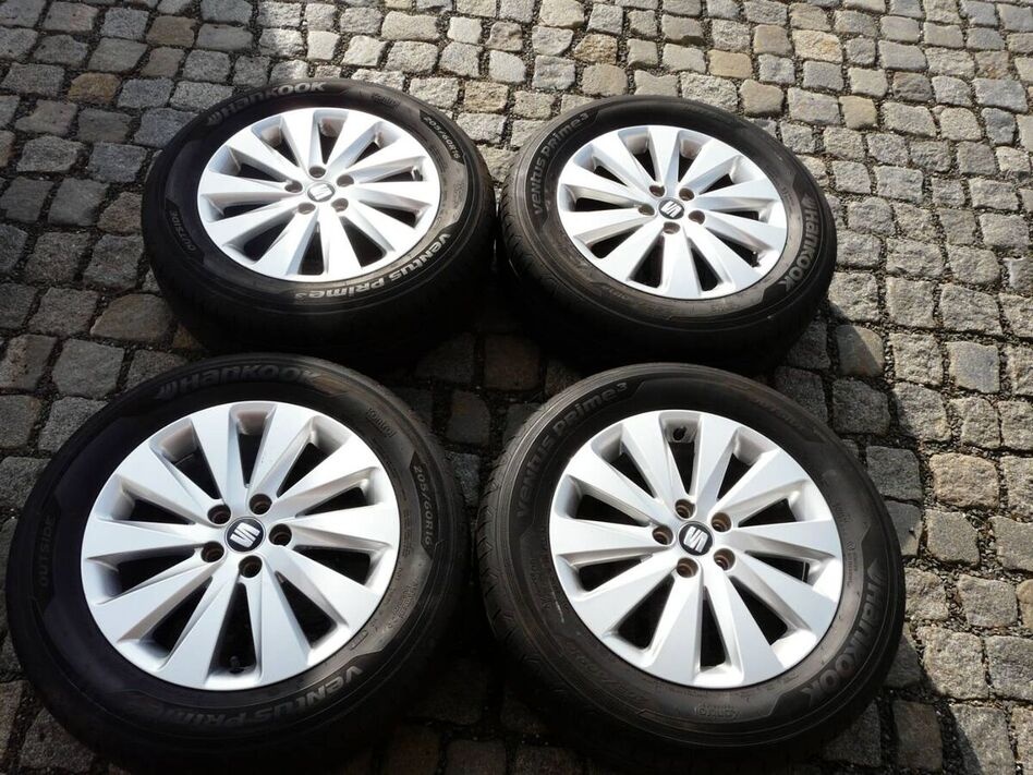 ALU KOLA + LETNÍ PNEU 205/60R16 SEAT 16" ŠKODA ,VW