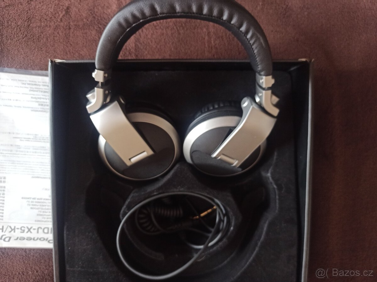Pioneer sluchátka HDJ-X5-K/HDJ-X5-S