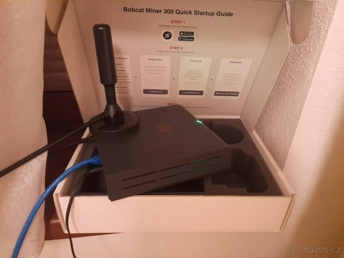 Tichý Helium HNT miner BOBCAT 300