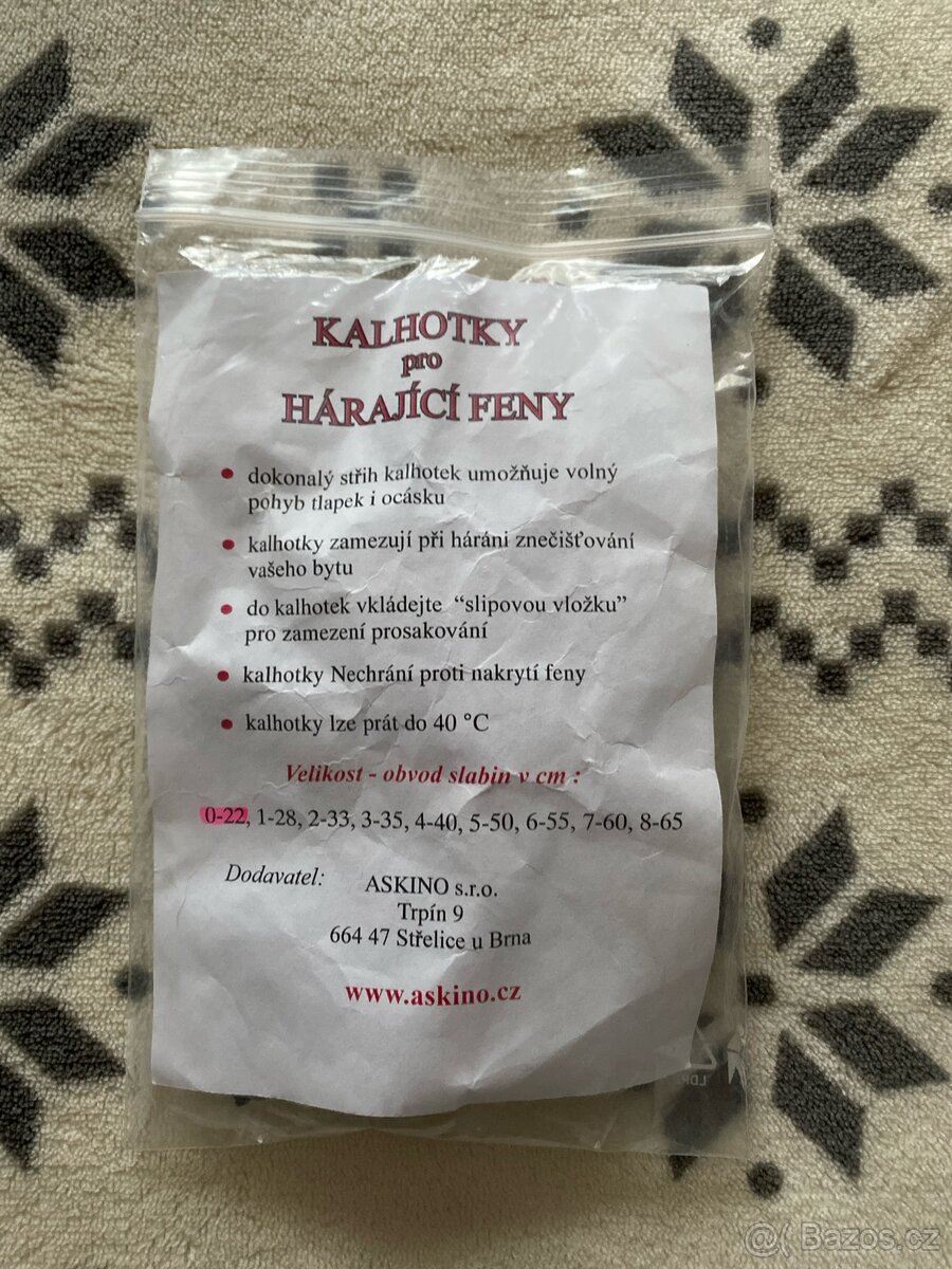 Hárající kalhotky nové