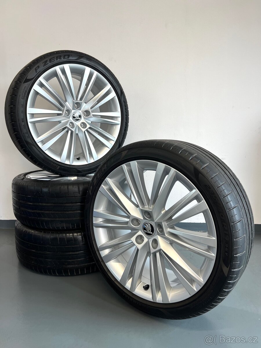 Letní ☀️ Alu kola Canopus, Škoda Superb 3, 5x112 r19