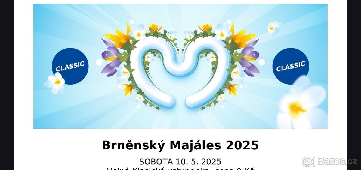 2x vstupenka CLASSIC na Majáles