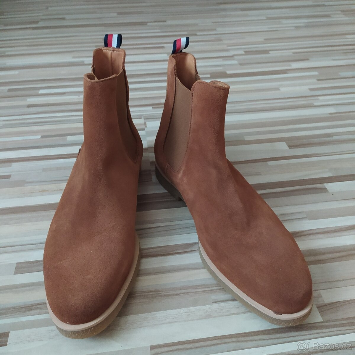 PÁNSKÉ KOTNÍKOVÉ KOZAČKY | NOVÉ | HNĚDÉ | TOMMY HILFIGER