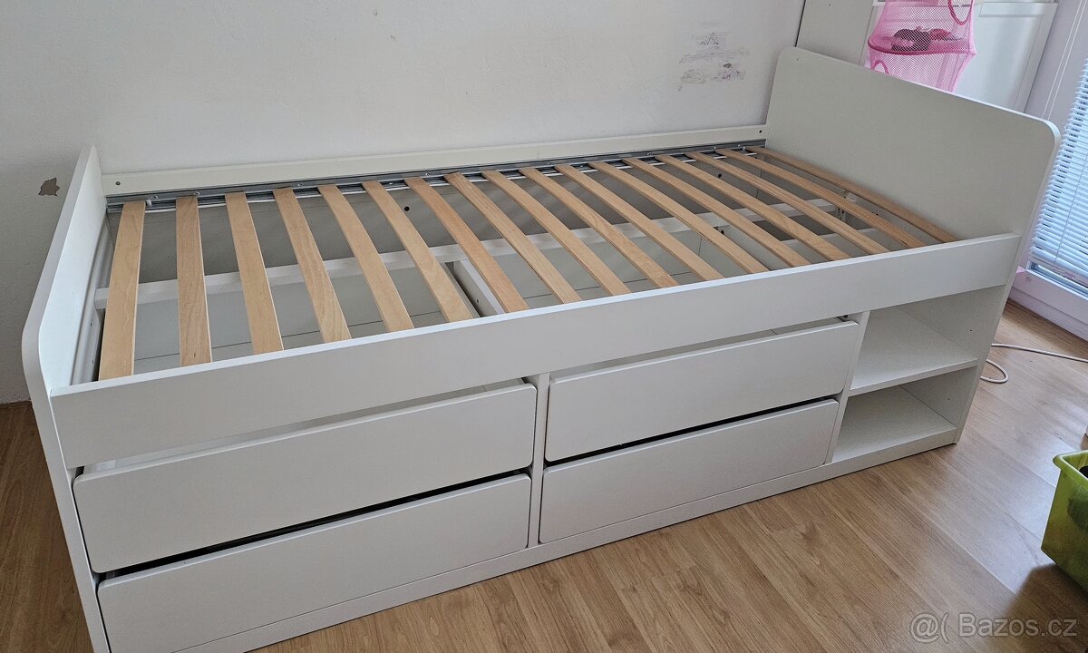 Postel Släkt Ikea 90x200 vč. roštu