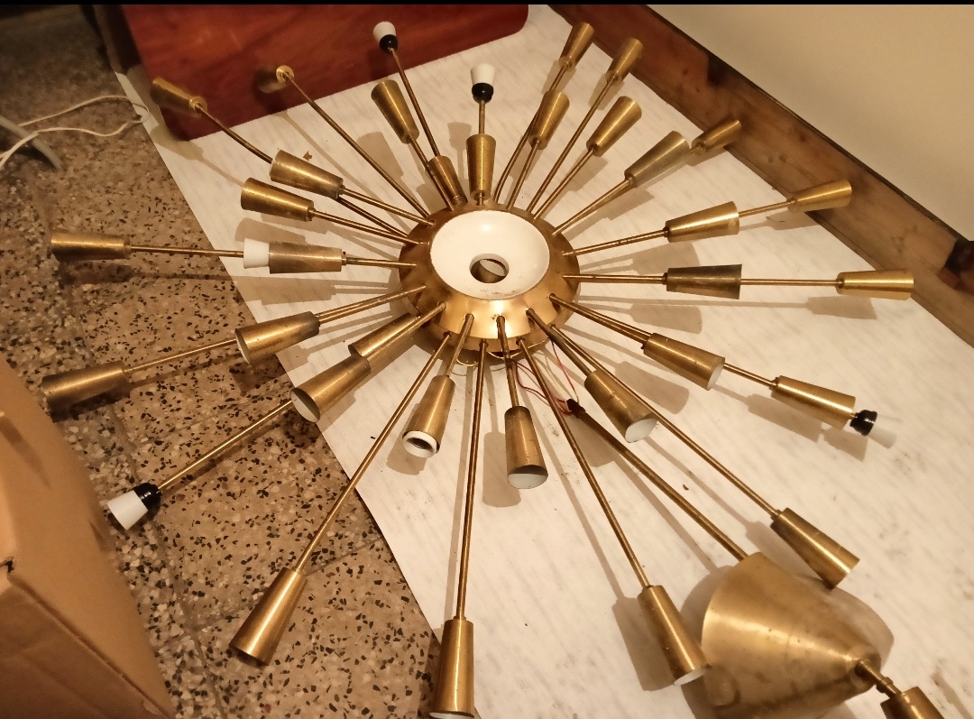 Velký lustr Sputnik