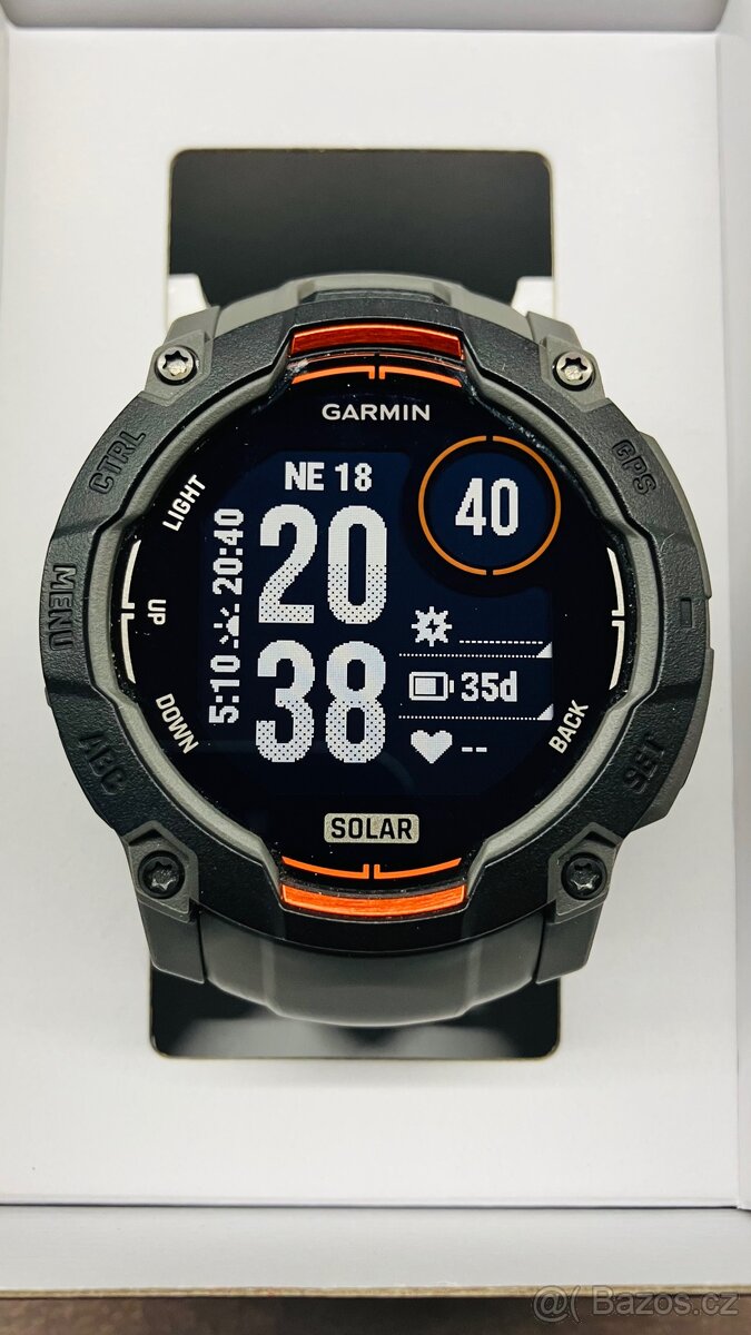 Garmin Instinct 3 solar 50mm - záruka 4/2027