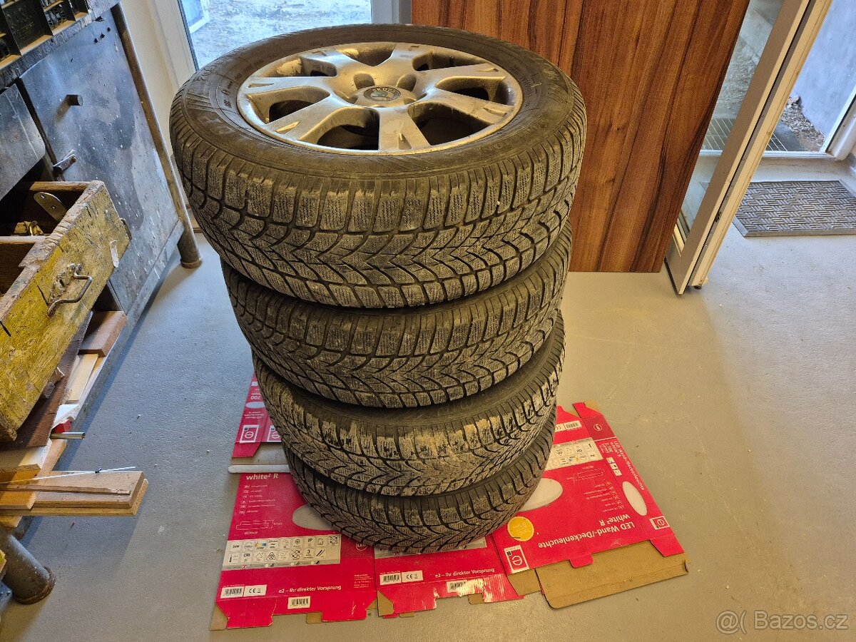Zimní Alu kola 205/65/r16 - Škoda Octavia Scout