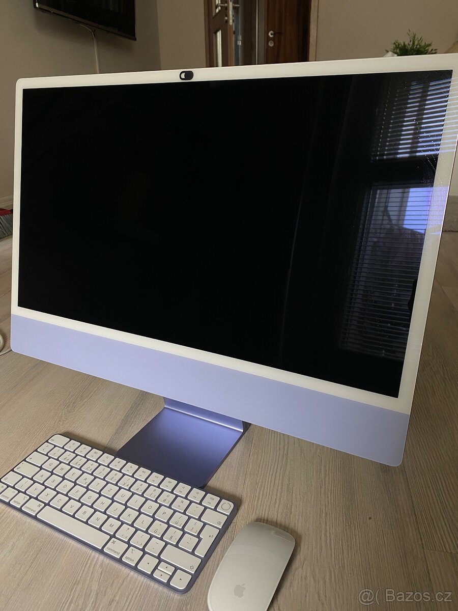 Apple imac M1 24palcový 2021 fialový 16GB