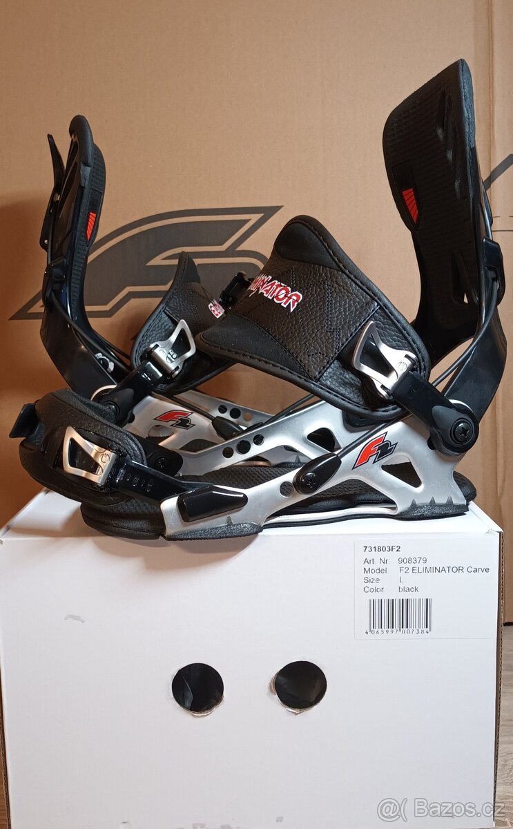 F2 ELIMINATOR CARVE FAST TEC ~ SNOWBOARD SOFTBOOT VÁZÁNÍ
