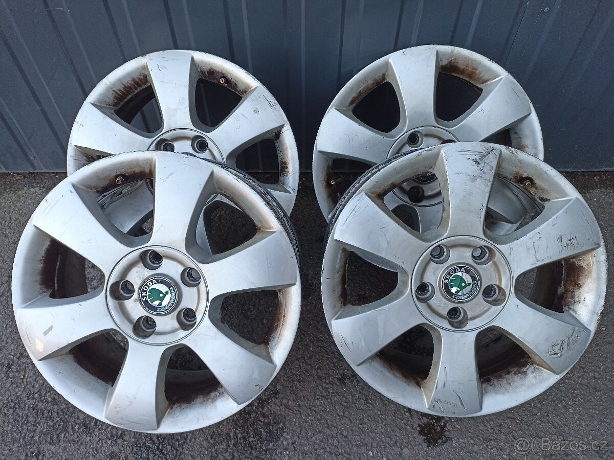 ALU disky Škoda 6,5Jx16 ET 50