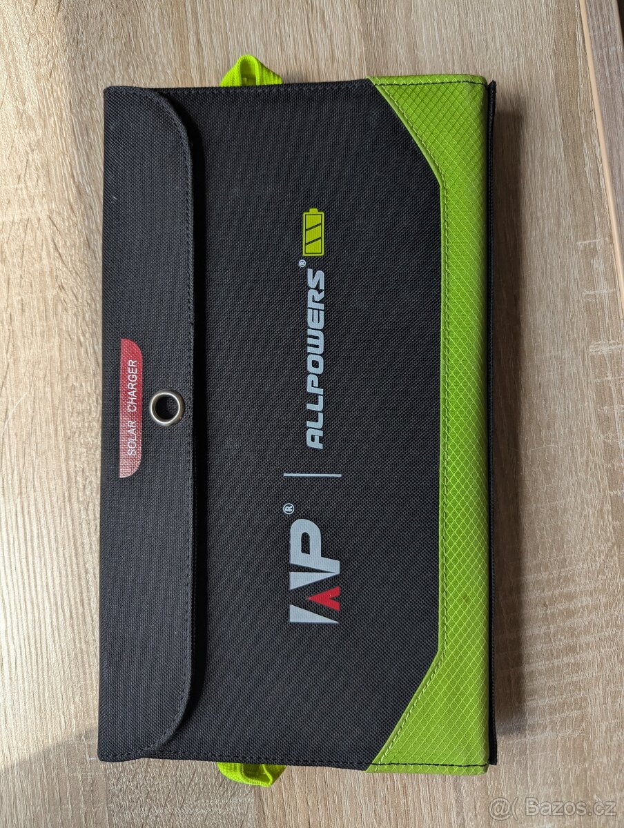 Allpowers solární nabíječka 21W s powerbankou 6000 mAh