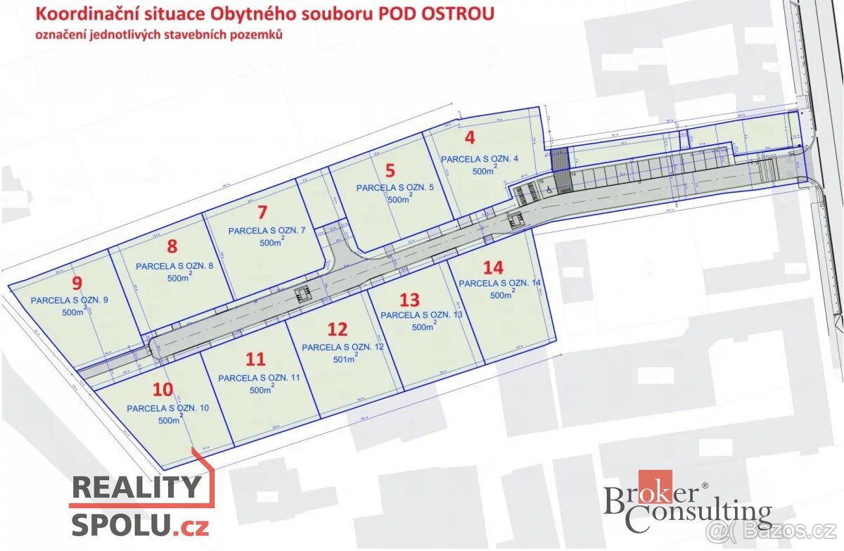 Prodej, pozemky/bydlení, 500 m2, 66431 Česká, Brno-venkov [I