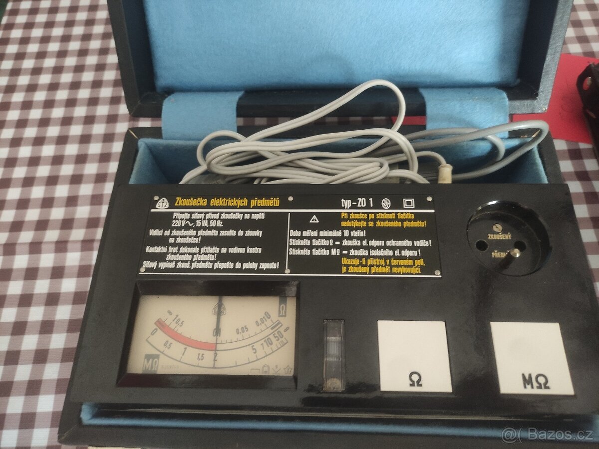ZKOUŠEČKA ELEKTRICKÝCH PŘEDMĚTŮ Z01