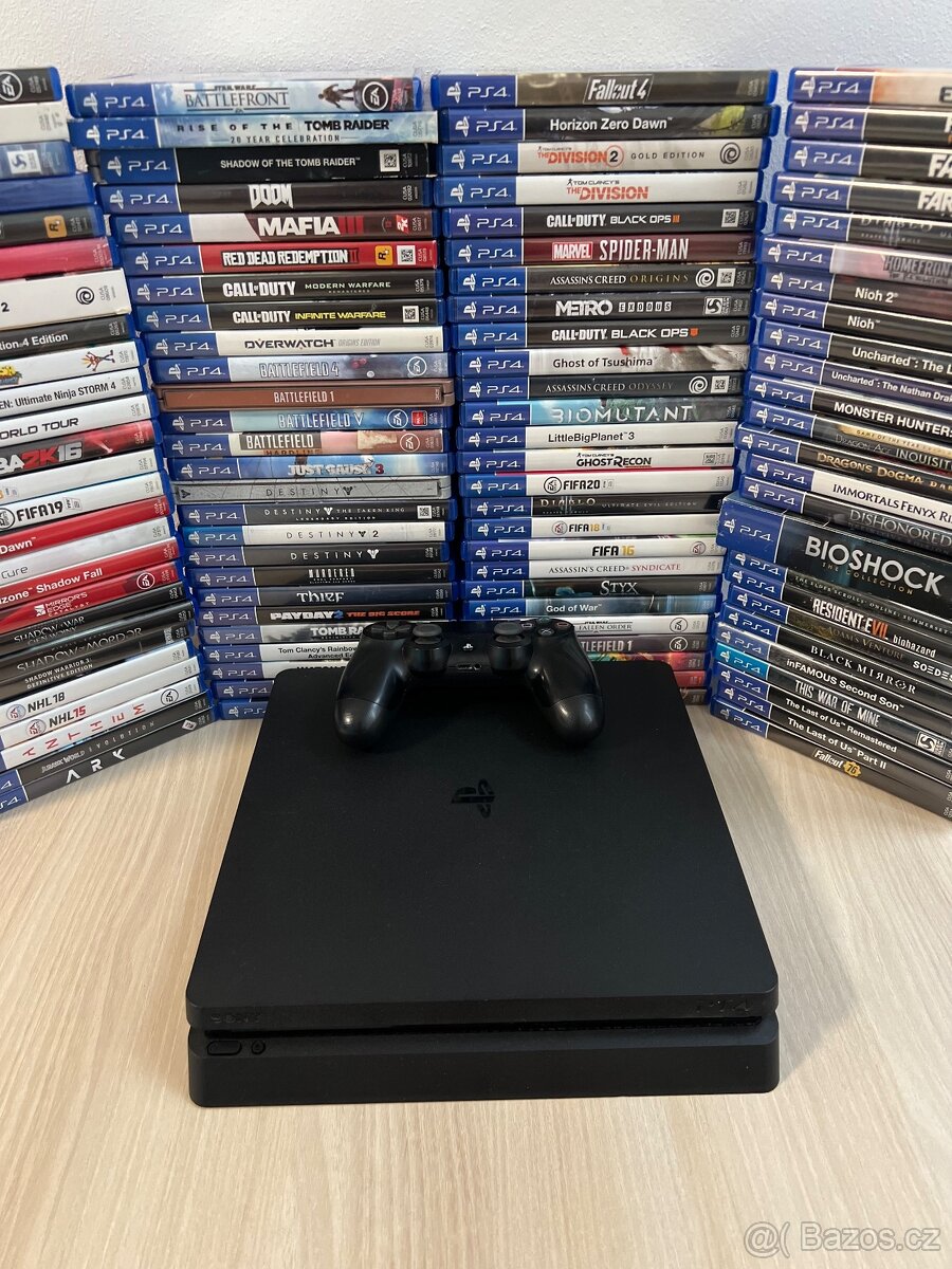 Herní konzole PS4/PlayStation 4 Slim 500 GB