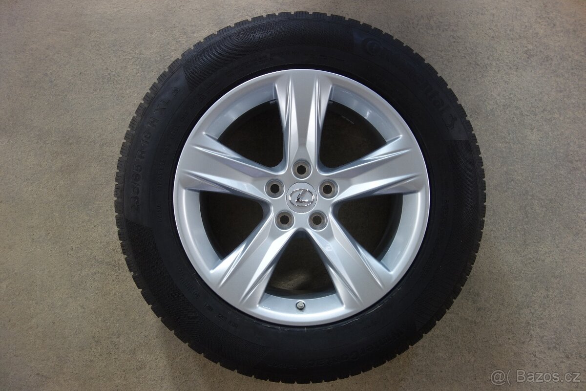 Lexus RX alu kola 5x114,3 Continental 235/65/18 zimní, TPMS
