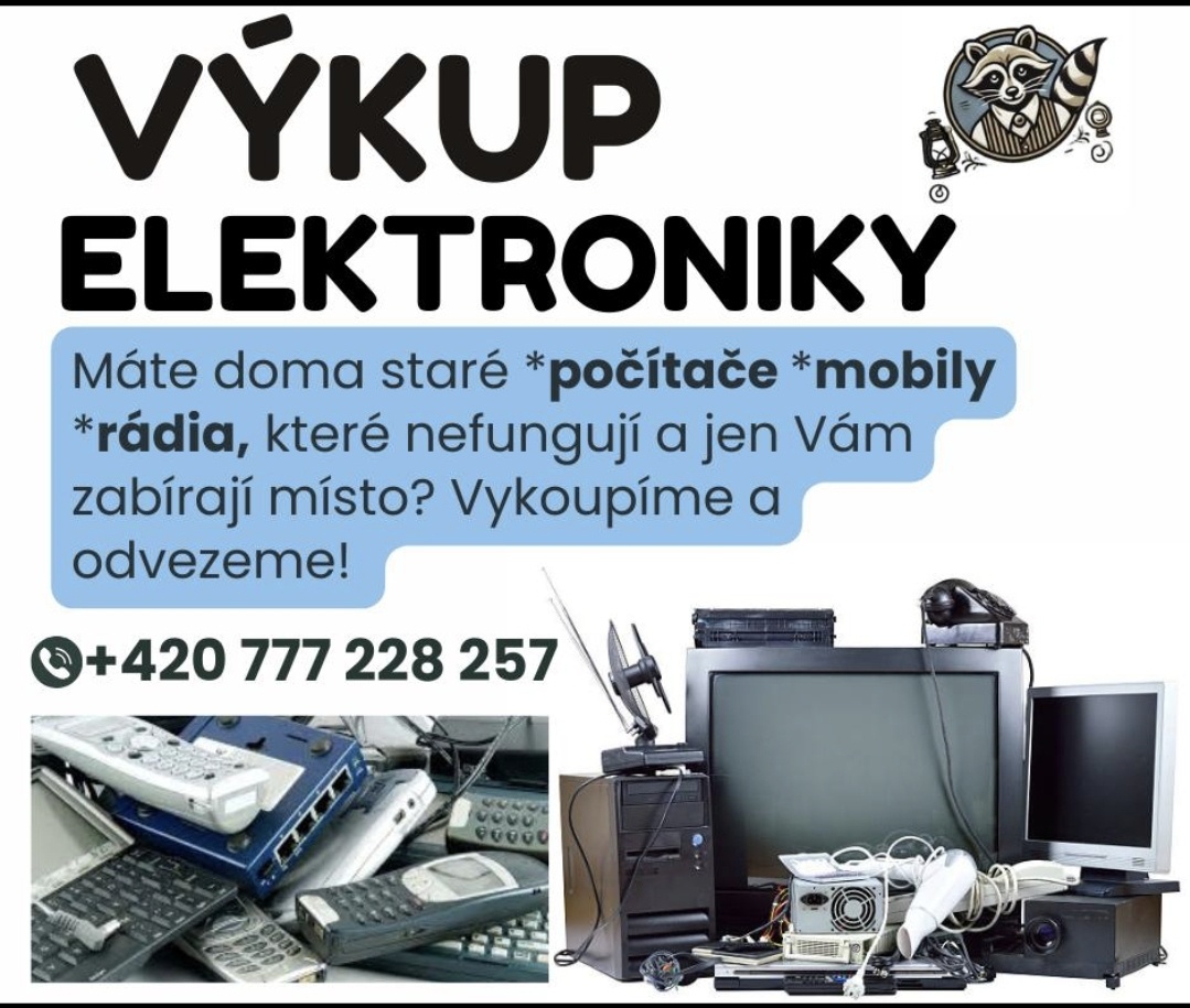 Koupím elektro a elektro odpad