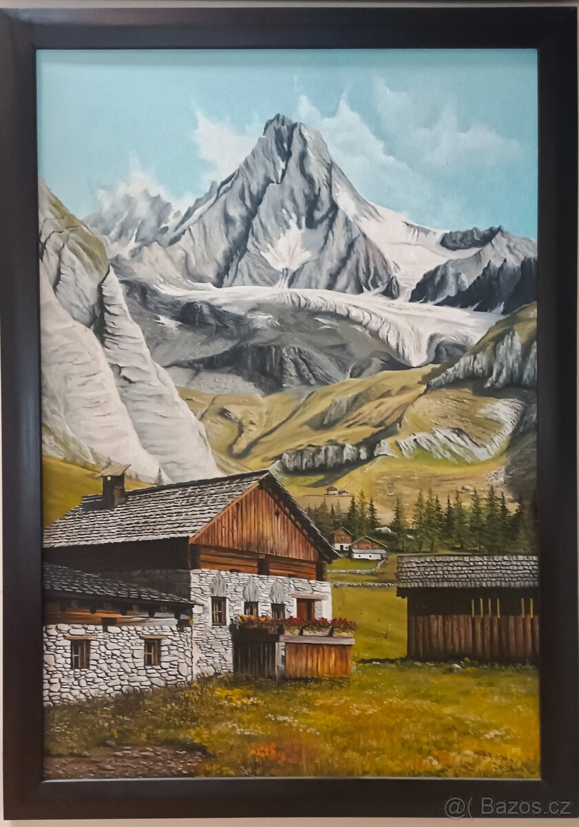 Obraz Alpská krajina