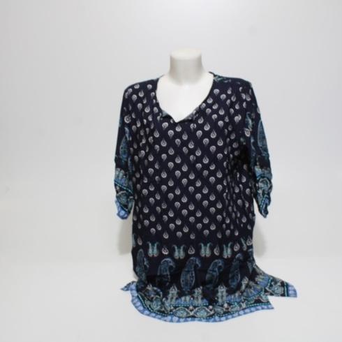 Dámské letní šaty Beyove modré XL