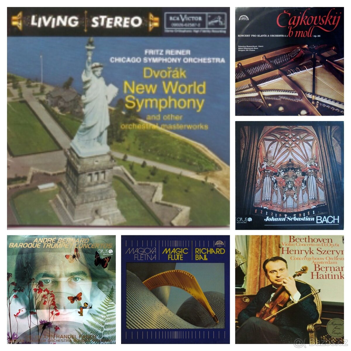 Diskotéka LP Vinylů klasické hudby