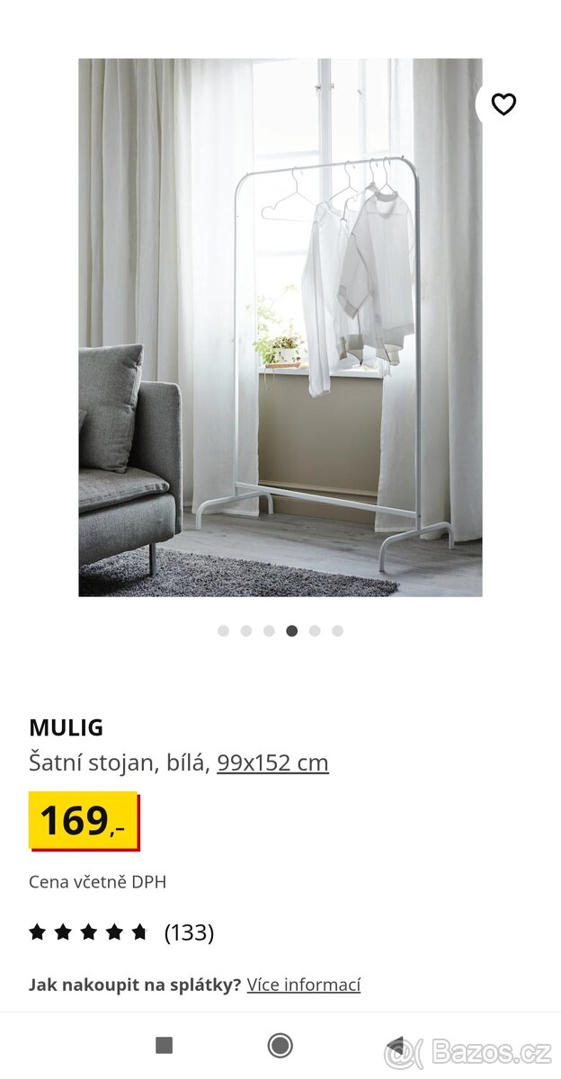 Stojan na oblečení IKEA Mulig