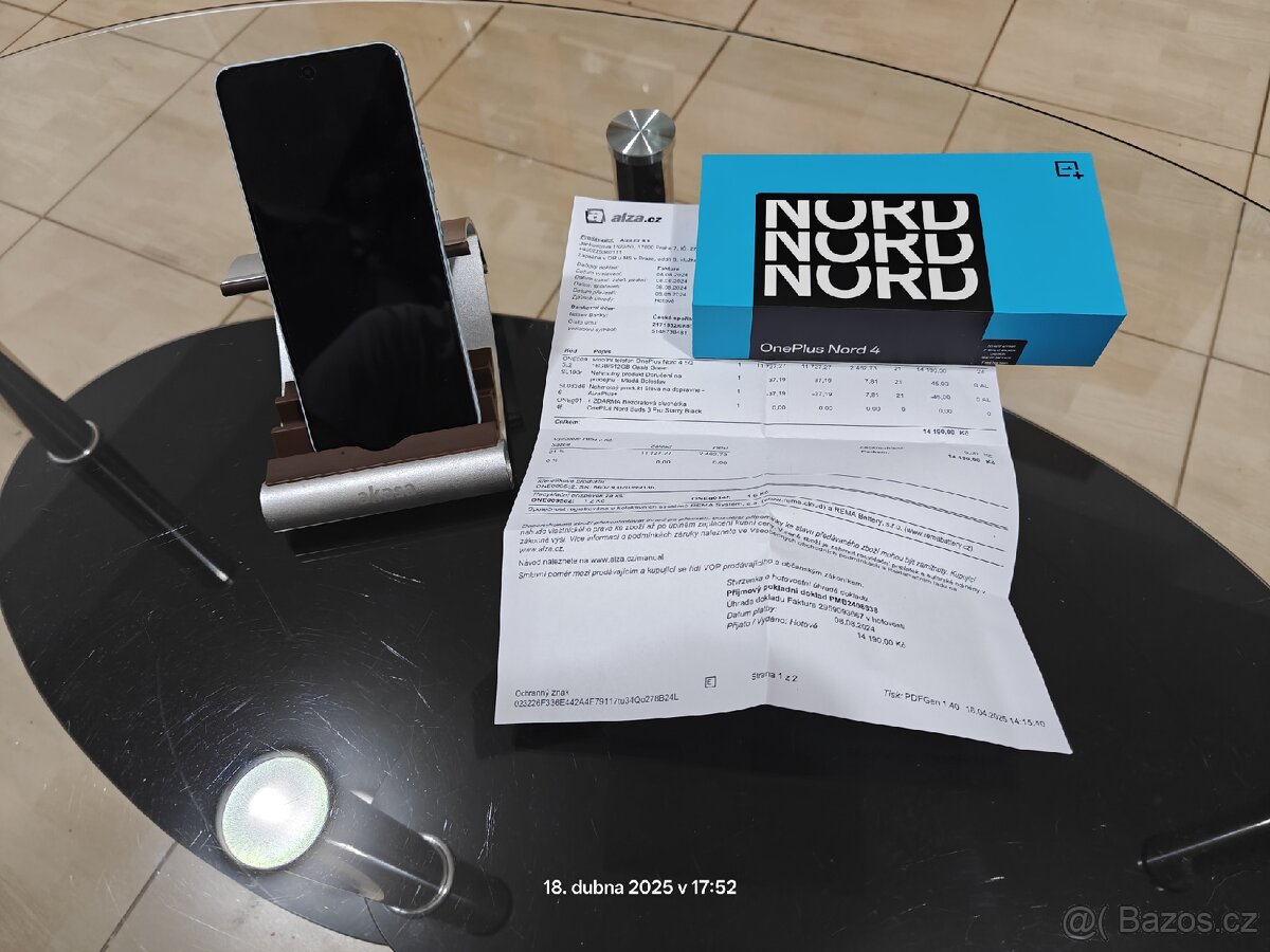Oneplus Nord 4 5G 16/512 / Záruka