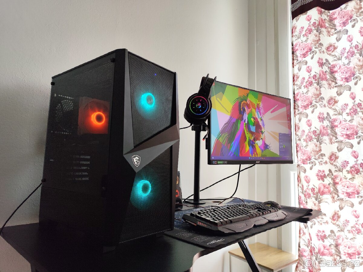 KOMPLET HERNÍ PC SESTAVA I5 11TH RTX 3060 TI MONITOR 240HZ