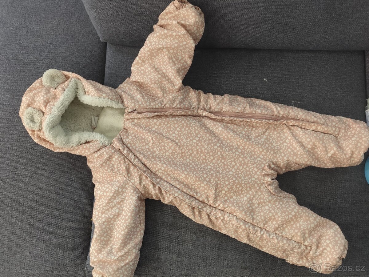 Kombinéza H&M, růžová, vel. 62