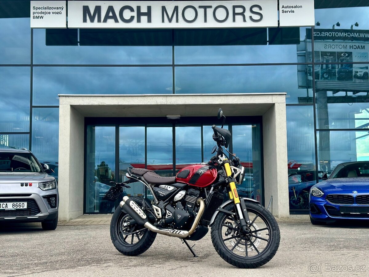Nový Triumph Scrambler 400 X