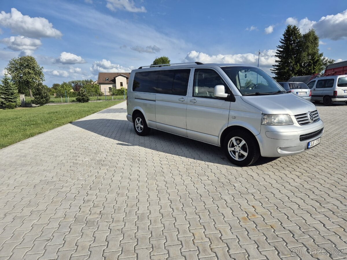 VW Caravelle Long T5 2,5TDi 96kw, 9míst