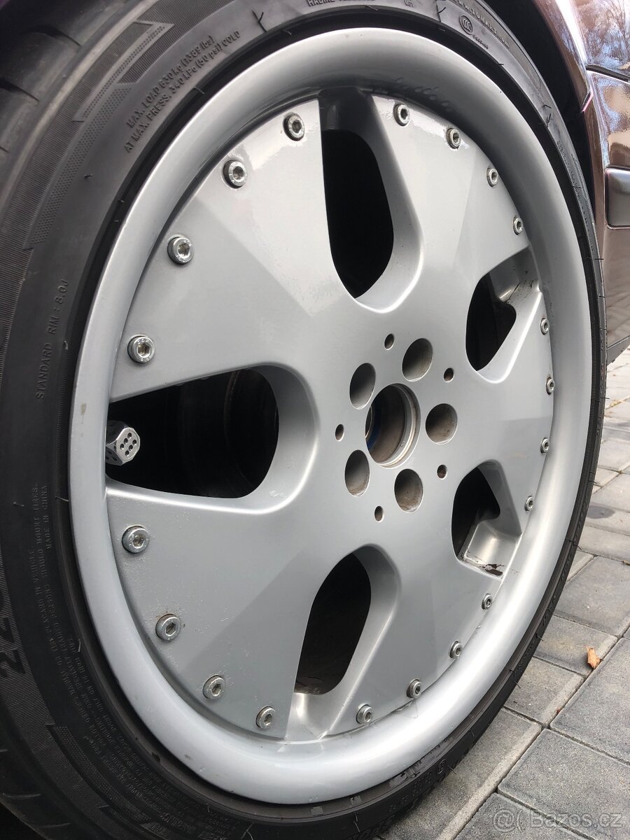 Alu MAM 5x100 R18 ET35 + letní pneu