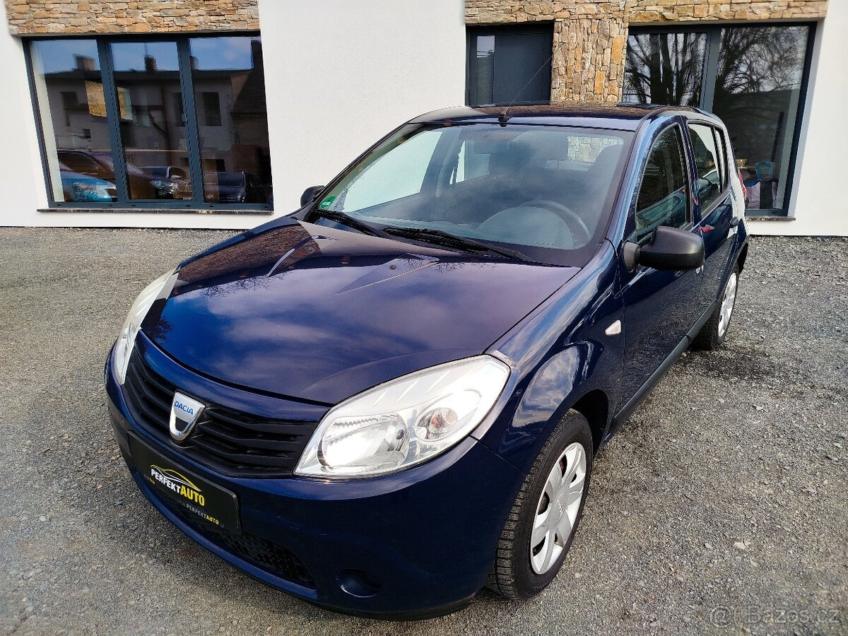 Dacia Sandero 1.2i 55kW, r.v. 2010, naj. 96.262km, 1.MAJITEL