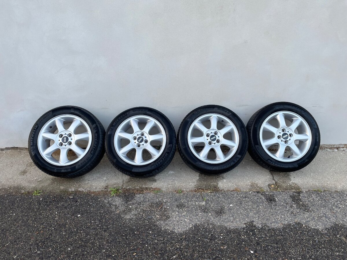 Kola Mini cooper r53/56 + pneu Michelin