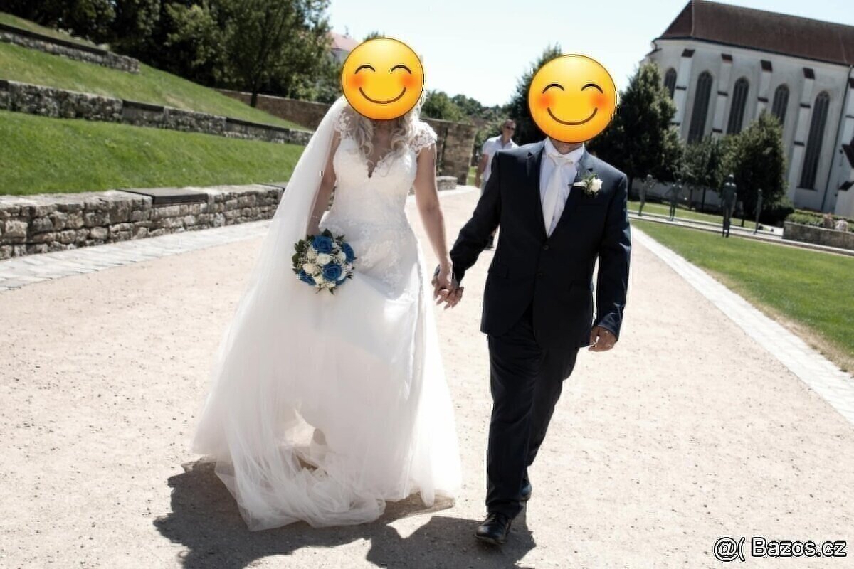 Svatební šaty Fiora, velikost 38.