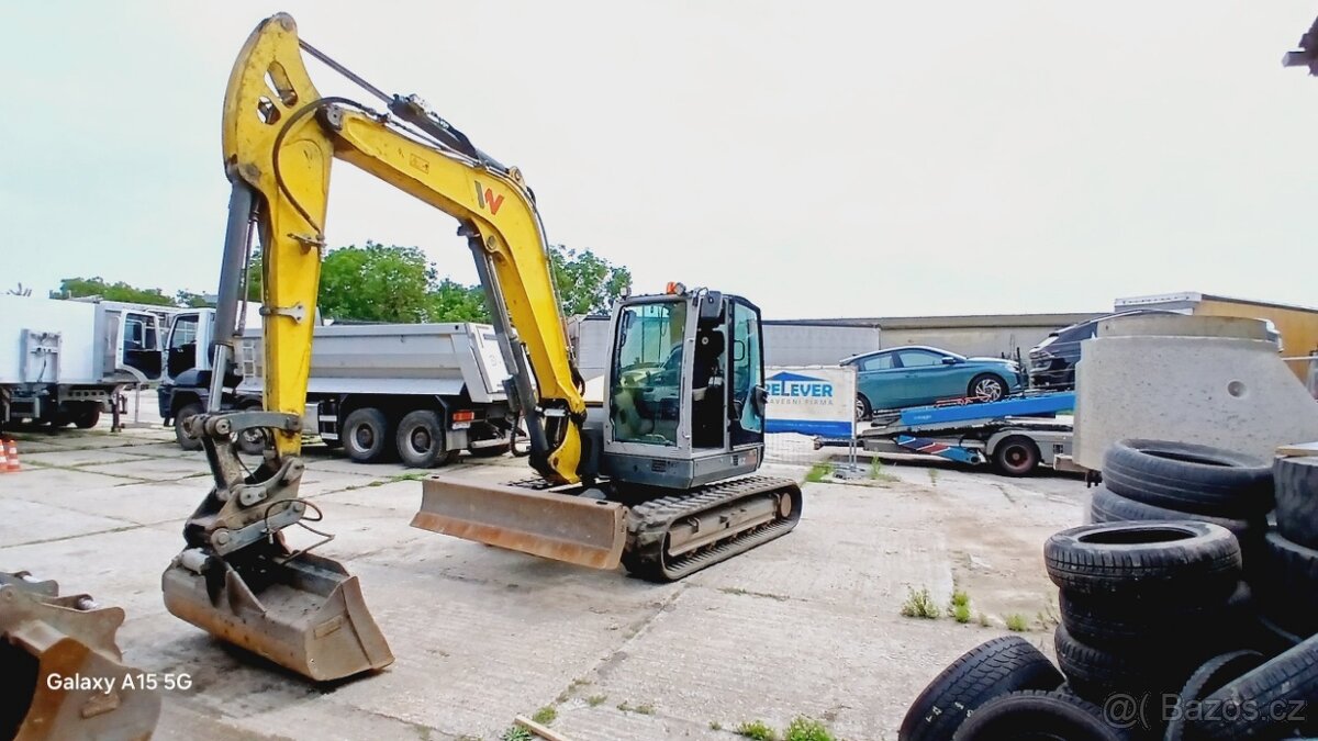 Pásový bagr Wacker Neuson EZ80 + příslušenství