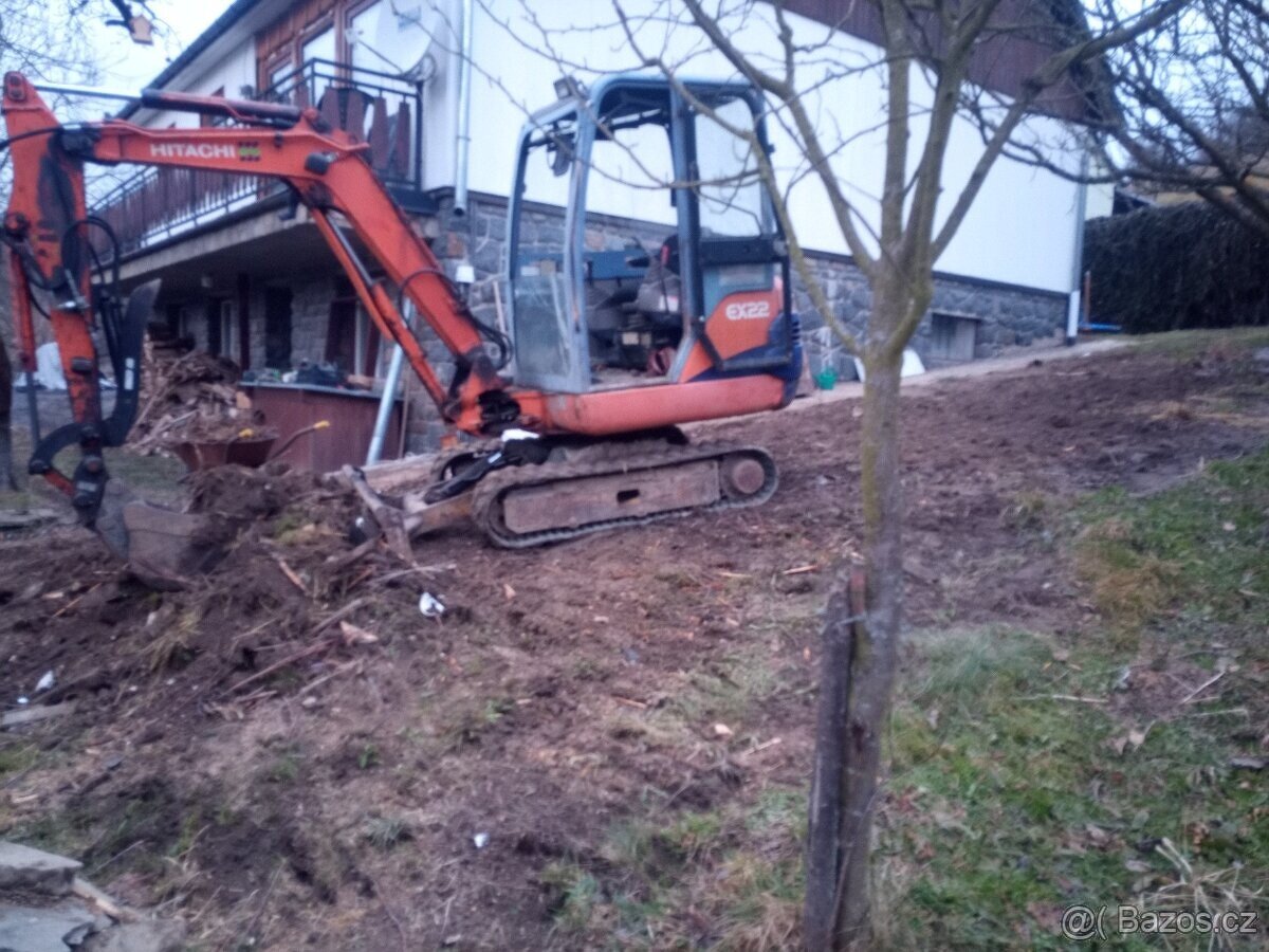 minibagr hitachi ex 22 rok 2000