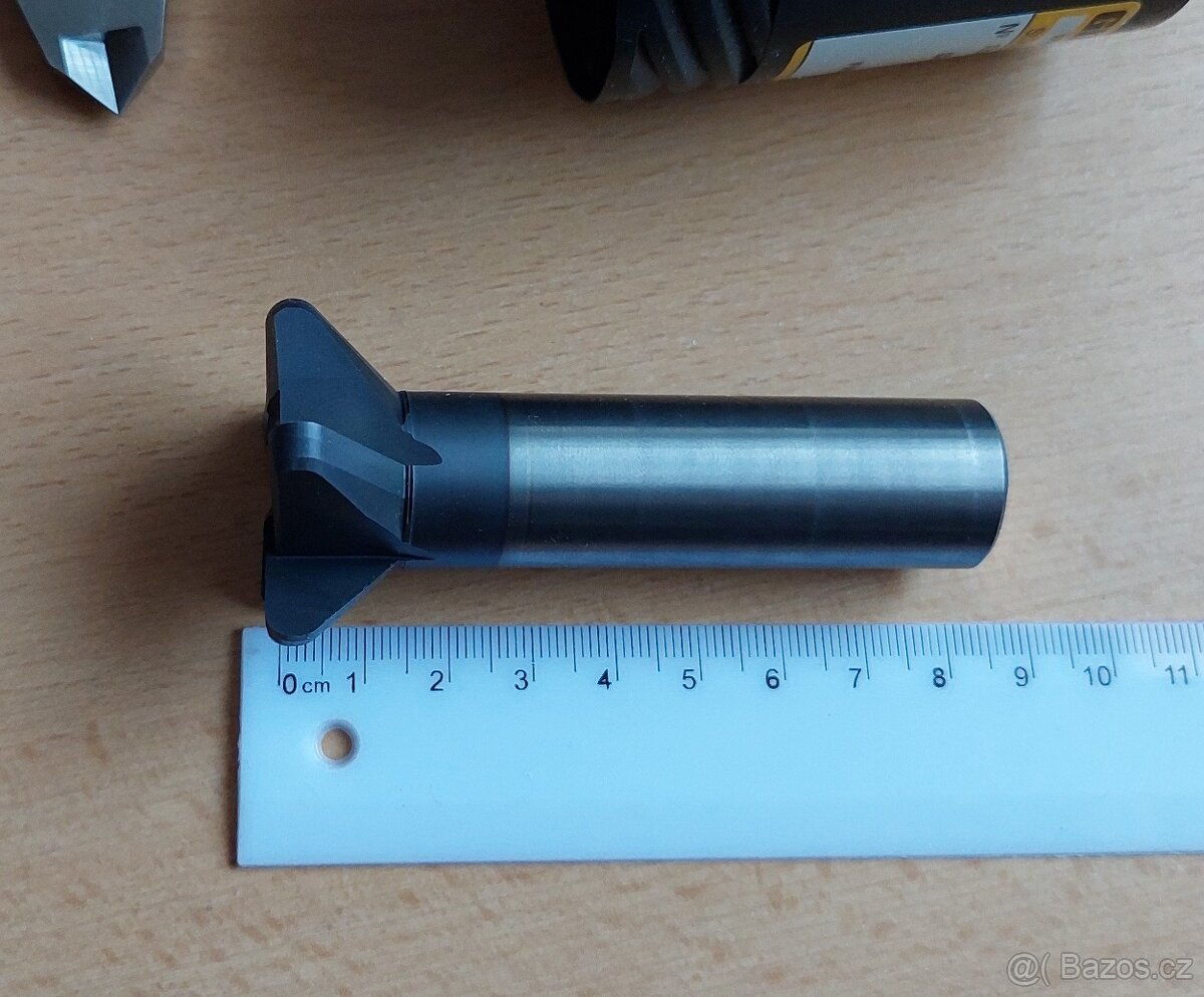 Fréza rybinová tvrdokov (VHM) D40/20 90°/40° (5 zubů)